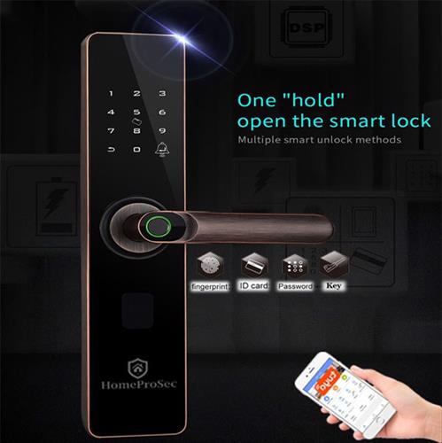 Khóa vân tay cửa gỗ HPS- 3327 (Tuya)